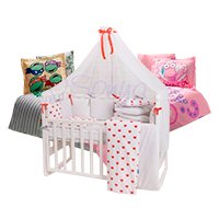 Постільна білизна для новонароджених у ліжечко