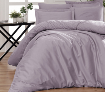 Турецька постільна білизна First Choice Cotton Satin Snazzy Lavender сімейна