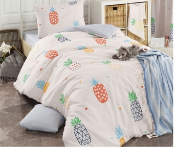 Подростковое постельное белье Eponj Home Joke Ananas Krem