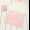 Коврик прорезиненный для ванной Chilai Home Soft Pink 60x100