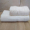 Набор турецких махровых полотенец 50х90+70х140 Gulcan Jacquard Cotton Lux Yeni Grek White