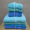 Набор турецких махровых полотенец Lorine 4 штуки 70х140 + 4 штуки 50х90 soft colors Mavi