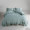 Турецкое постельное белье из вареного хлопка Limasso Stonewashed Ranforse Francesca 200 х 220 см Mint