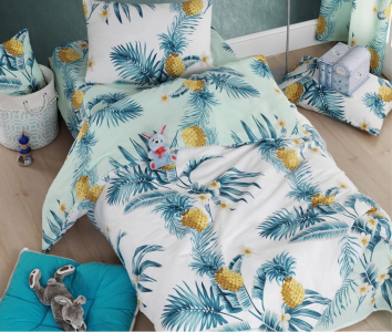 Подростковое постельное белье Eponj Home Custom Ananas Beyaz