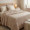 Простынь махровая жаккардовая Parisa Home Premium 200х220 плотность 470 г/м2 пудра