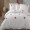 Турецкое постельное белье из вареного хлопка Saheser Stonewashed Ranforse 160 х 220 см Florita Maroon семейное