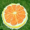 Пляжное полотенце круглое Еко-тех Апельсин 150х150