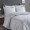 Постельное белье Turkiz Ranforce Prima 200х220 см Santiago Grey