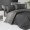 Турецкое постельное белье First Choice De Luxe сатин Anthracite Smoke евро