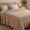 Простынь махровая жаккардовая Parisa Home Premium 200х220 плотность 470 г/м2 бежевая