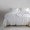 Турецкое постельное белье из вареного хлопка Limasso Stonewashed Ranforse Francesca 200 х 220 см Snow White