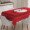 Скатерть новогодняя Eponj Home 160х220 Sleigh красная