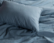 Турецкое постельное белье из вареного хлопка Limasso Stonewashed Ranforse семейное Akdeniz Mavisi 6