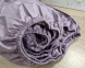 Простынь на резинке LARA сатин LUX dp13257 VIOLET 160х200+25 см 4