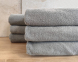 Полотенце махровое однотонное Turkey 70х140 Light Gray плотность 500 г/м2 петля 16/1 ОПТ от 10 шт 3