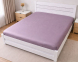 Простынь на резинке LARA сатин LUX dp13257 VIOLET 160х200+25 см 0