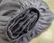 Простынь на резинке LARA сатин LUX dp13255 GREY 160х200+25 см 5