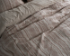 Турецкое постельное белье из вареного хлопка Limasso Stonewashed Ranforse 200 х 220 см Coastal Trio Oxford Tan 5