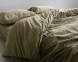 Турецкое постельное белье из вареного хлопка Limasso Stonewashed Ranforse семейное Akdeniz Yesili 3
