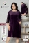 Халат велюровый Cocoon женский 20-1706 Dark Plum размер XL 0