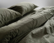 Турецкое постельное белье из вареного хлопка Limasso Stonewashed Ranforse семейное Capulet Olive 4