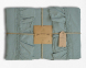 Турецкое постельное белье из вареного хлопка Limasso Stonewashed Ranforse Francesca 200 х 220 см Natural Green 9