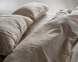 Турецкое постельное белье из вареного хлопка Limasso Stonewashed Ranforse семейное Oxford Tan 5