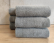 Полотенце махровое однотонное Turkey 50х90 Light Gray плотность 500 г/м2 петля 16/1 ОПТ от 10 шт 2