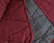Турецьке стьобане покривало Clasy 180 x 240 см Lorna Bordo з наволочкою 50х70 2