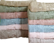 Набор турецких махровых полотенец Cestepe 50х90 6 штук + 70х140 6 штук Bamboo Zumrut Light 1