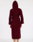 Халат велюровый Nusa NS 6890 Bordo женский размер XXXL 0