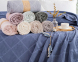 Турецкая вафельная простынь-покрывало Saheser Cotton Pique 160×230 см Lavin Mint 0