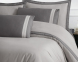 Турецкое постельное белье La Romano Mona Premium Satin Alara Ash евро 4