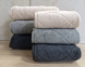 Набор турецких махровых полотенец Cestepe MicroCotton Premium 3 штуки 50x90 + 3 штуки 70х140 Voli 2 плотность 600 г/м2 2
