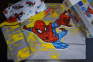 Детское постельное белье TAC Disney ранфорс 160×220 см Spiderman Powder с простынью на резинке 100 х 200 см 3