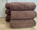 Полотенце махровое однотонное Turkey 50х90 Brown плотность 500 г/м2 петля 16/1 ОПТ от 10 шт 3