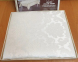 Скатертина тефлонова прямокутна 160х220 Masari Damask Crem 2