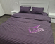 Постельное белье LARA бязь-страйп Violet d11353s семейное 2
