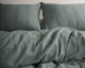 Турецкое постельное белье из вареного хлопка Limasso Stonewashed Ranforse 200 х 220 см Cassandra Natural Green 7