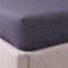 Простынь на резинке LARA сатин LUX dp13255 GREY 160х200+25 см 2