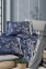 Турецкое постельное белье First Choice Cotton Satin Living Navy Blue семейное 0