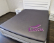 Простынь на резинке LARA сатин LUX dp13255 GREY 160х200+25 см 0