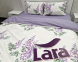 Постельное белье LARA ранфорс d12074s семейное 4