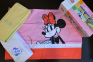 Детское постельное белье TAC Disney ранфорс 160×220 см Minnie Mouse Rainbow с простынью на резинке 100 х 200 см 0