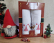 Набор новогодних полотенец Gulcan 50x90+70х140 Merry Christmas White 0
