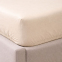 Простынь на резинке LARA сатин LUX dp13259 BEIGE 160х200+25 см 2