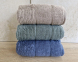 Набор турецких махровых полотенец Cestepe MicroCotton Premium 3 штуки 50x90 Nevara 2 плотность 600 г/м2 1