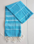 Полотенце пештемаль Turkish Towel голубое 100х180 0