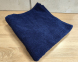 Полотенце турецкое махровое однотонное Zeron 70х140 Dark Blue плотность 500 г/м2 2