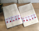 Набор новогодних полотенец Gulcan 50x90+70х140 Merry Christmas Decorations Beige 0